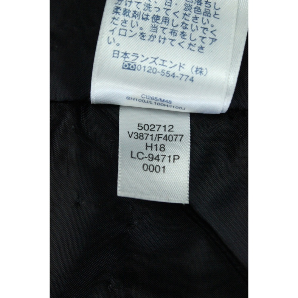 Lands End Womens Gray Insulated Stadium Squall Parka Maxi Coat Medium 10-12 - Picture 7 of 9